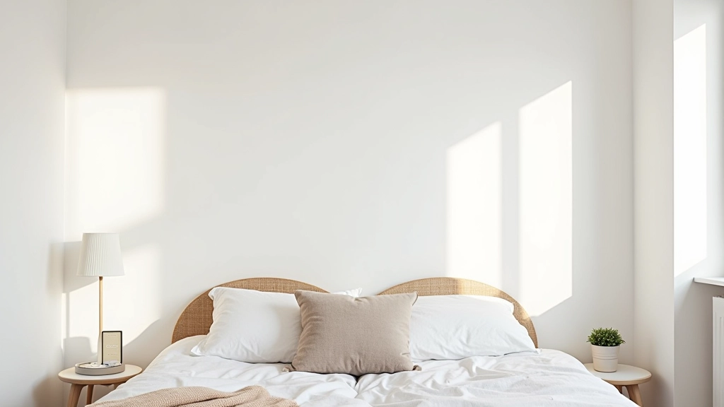 Quarto pequeno antes e depois com design minimalista e cores claras