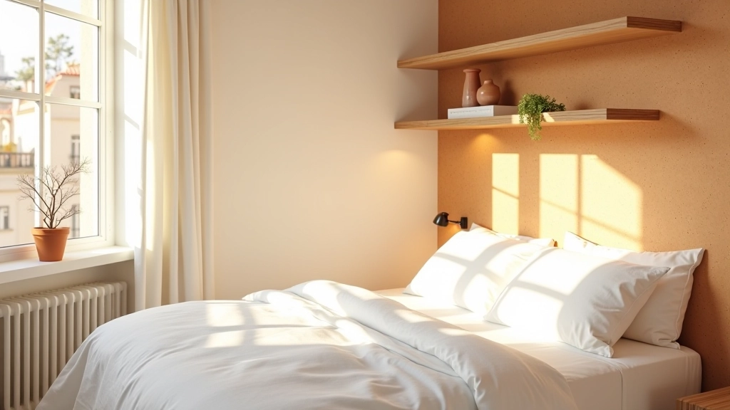 Quarto transformado com organização minimalista